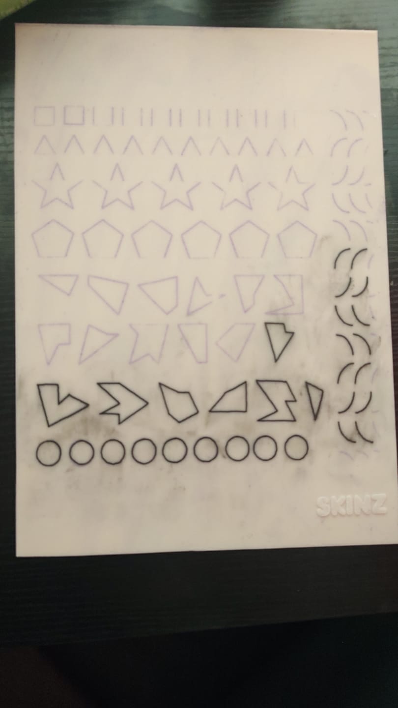 Customer photo review of Tattoo Practice Skin | Size Medium A4 | Pack of 10