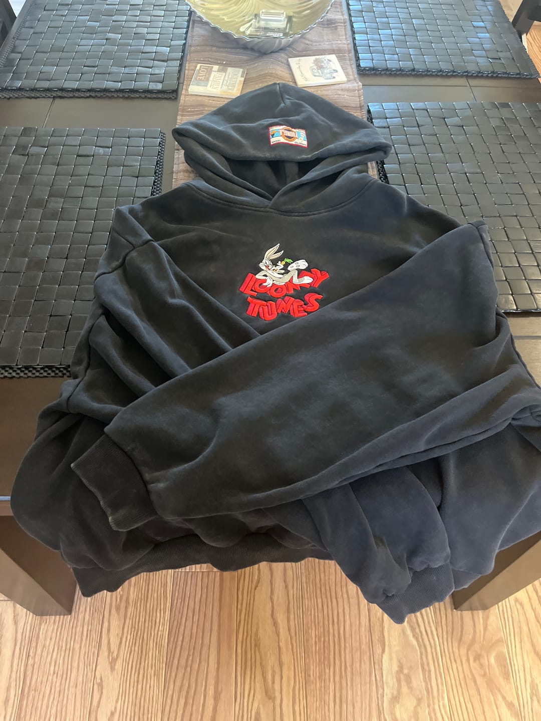 Customer photo review of 5114 - Looney Tunes Embroidered Hoodies