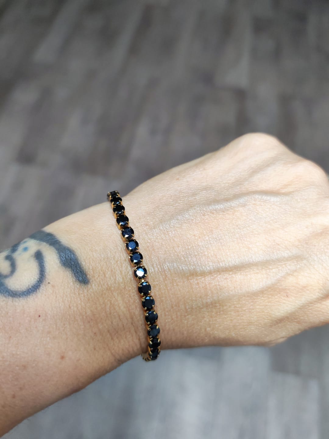 Customer photo review of Bratara - Tennis Royal Onyx