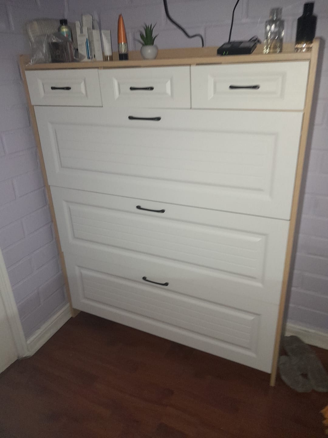 Customer photo review of Mueble Zapatero Organizador de Alta Calidad XXL para 25 pares