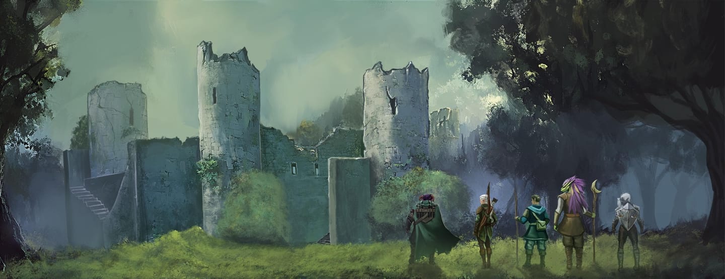 Customer photo review of Fantasy Landscape Commission