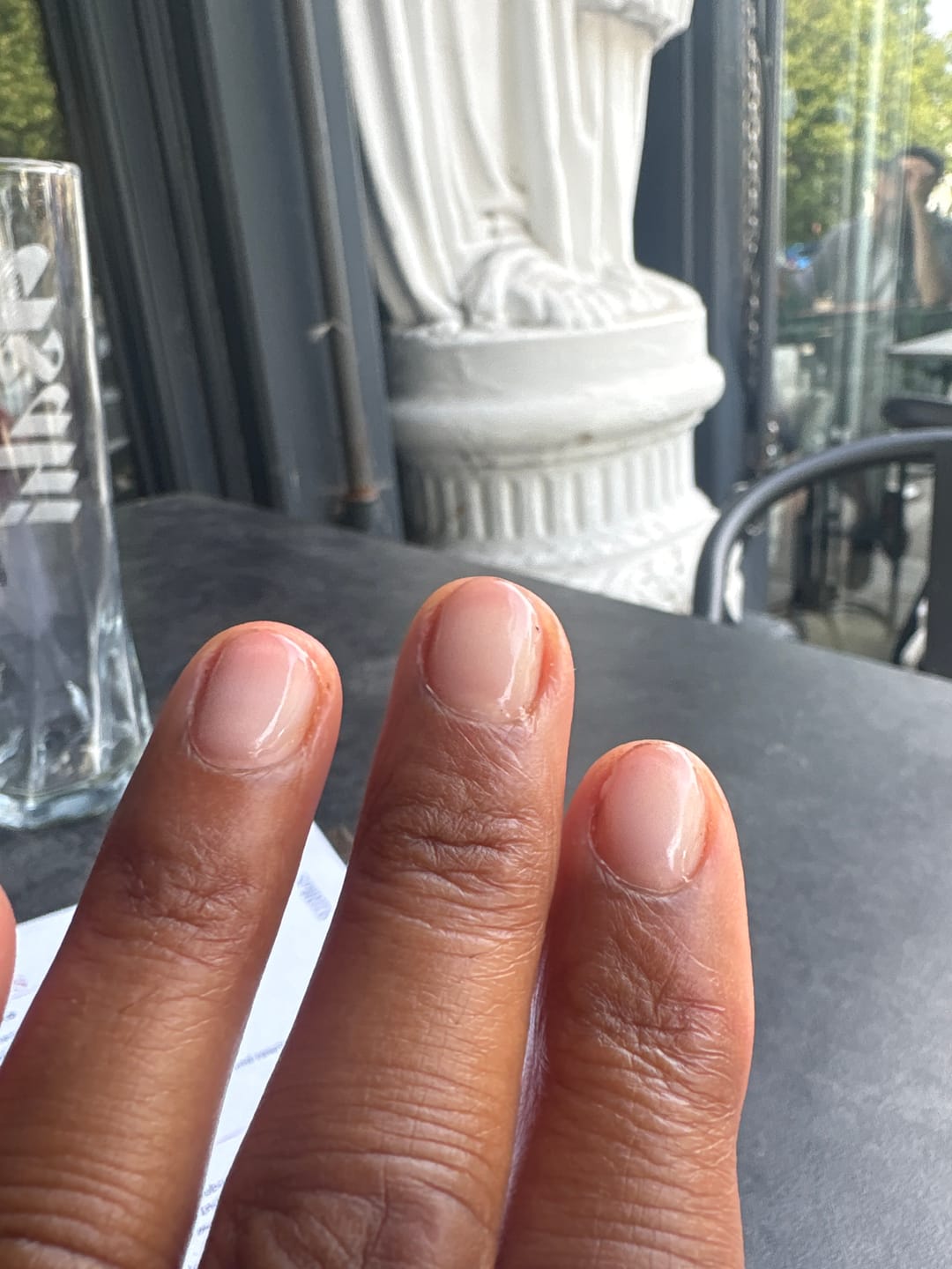 Customer photo review of Semilac One Step 3in1 We Care UV Gel Polish Bottle 252 Milky Pink 11ml