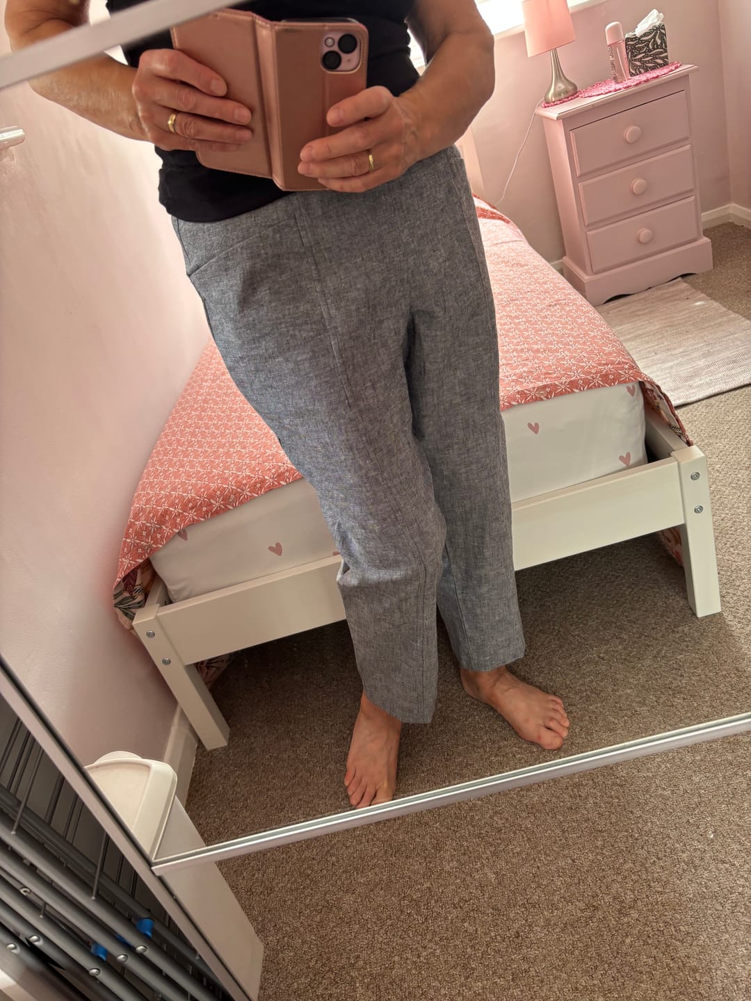 Customer photo review of Cotton Linen Fabric