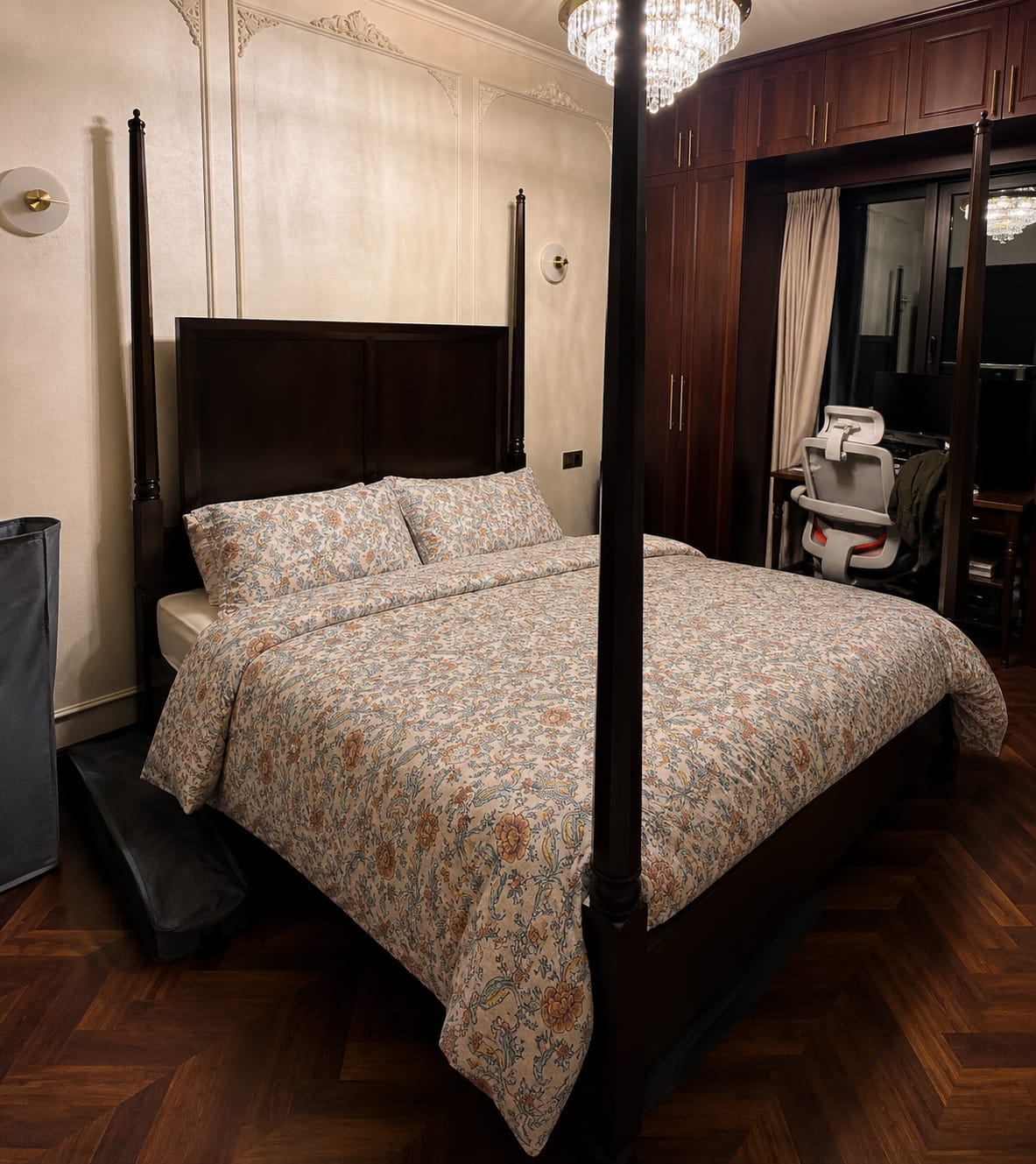 Customer photo review of Elite luxury 100% cotton 350 GSM down alternative duvet