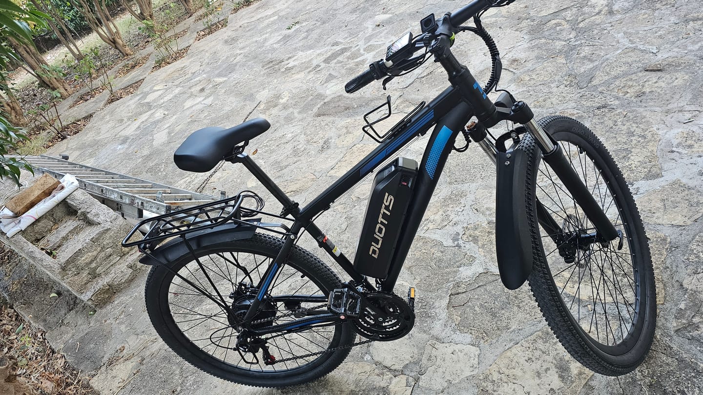 Customer photo review of Cycling Pack(Free gifts with E-bike purchase,includes mudguards,rear rack,and phone holder bag)