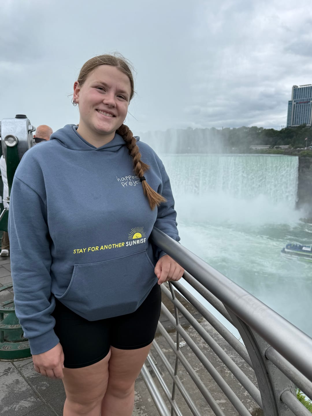 Customer photo review of Chase the Sunrise Hoodie - Relaxed Fit