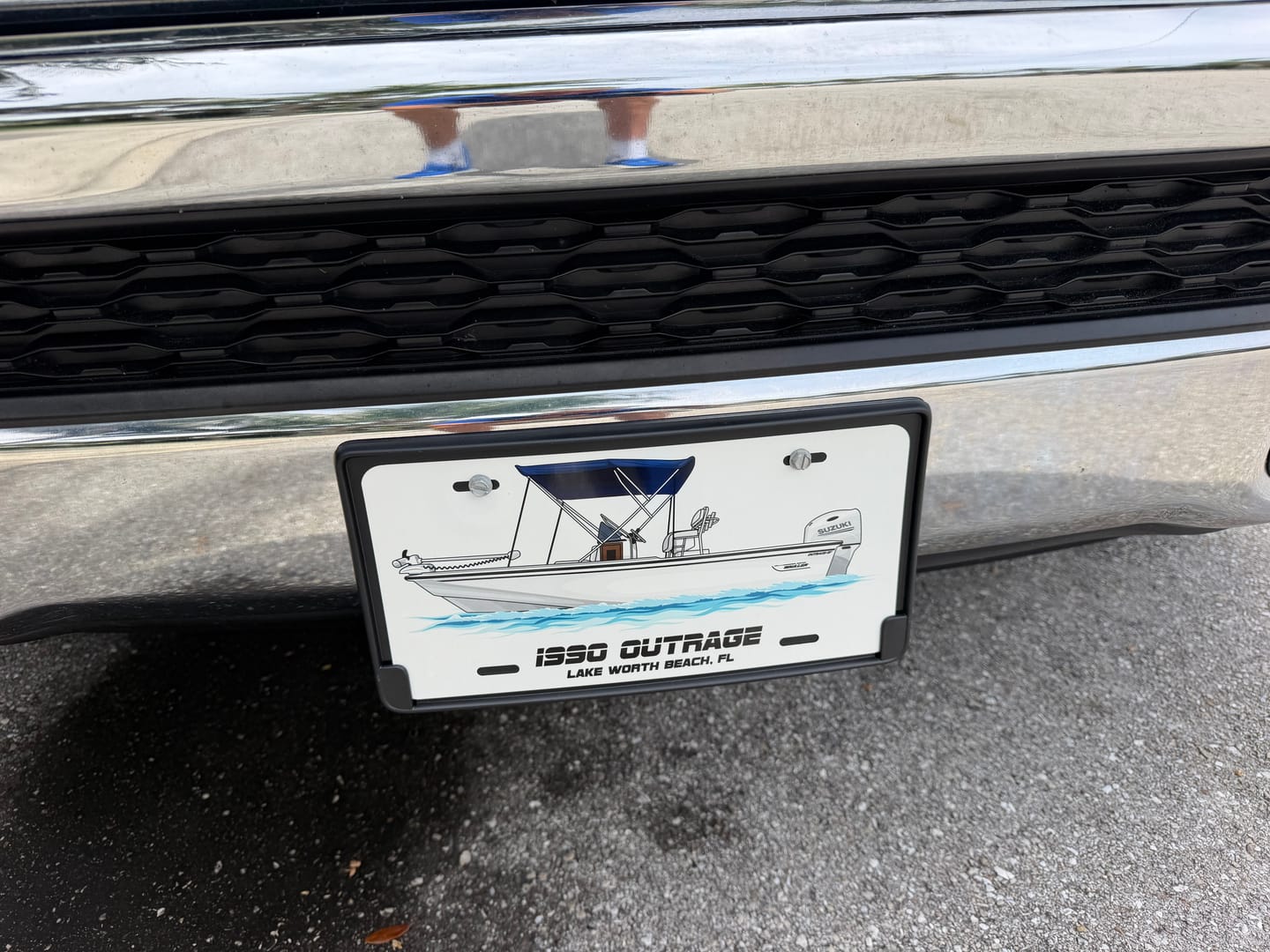 Customer photo review of Custom License Plate