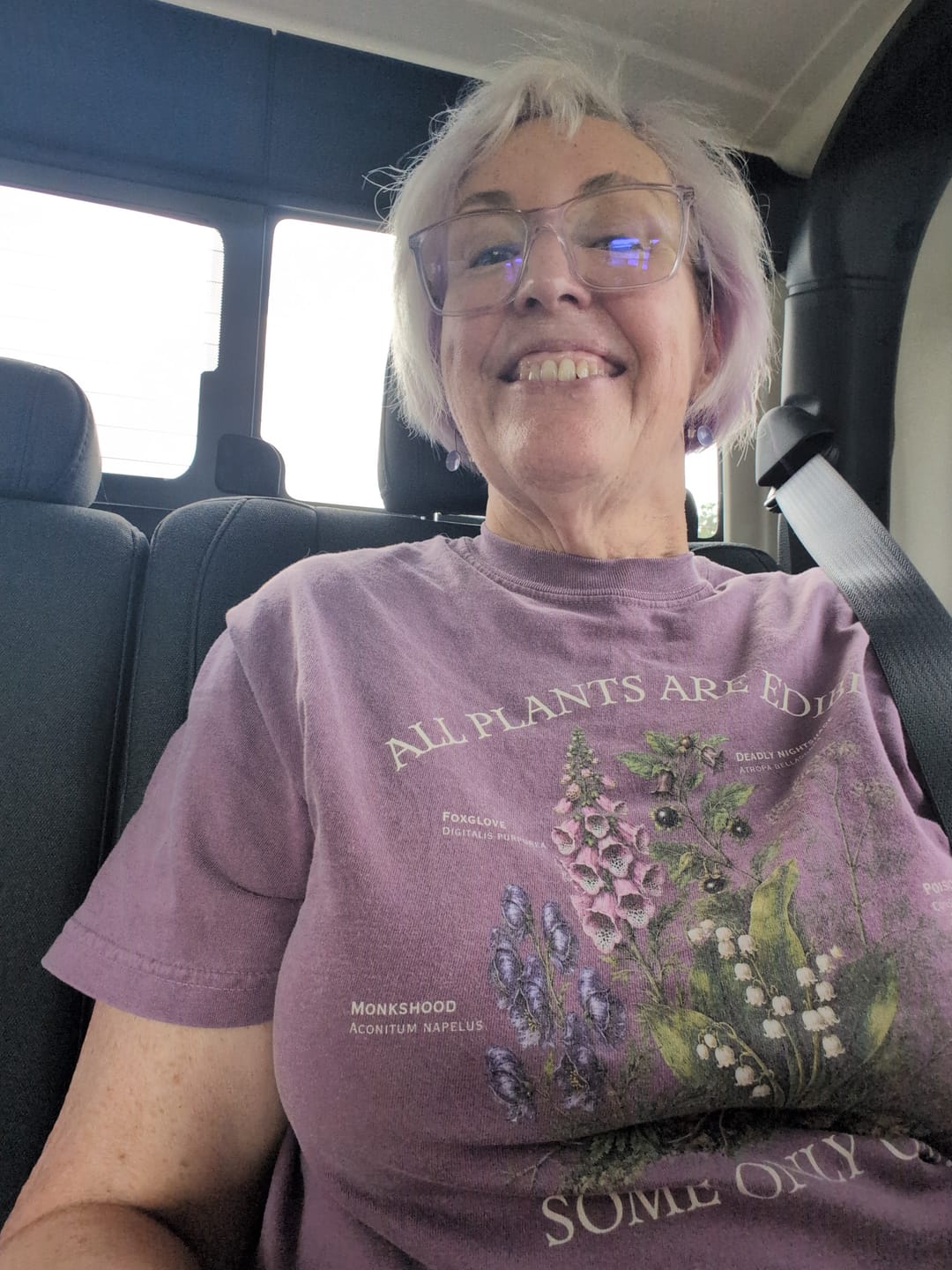 Customer photo review of All Plants Are Edible T-Shirt