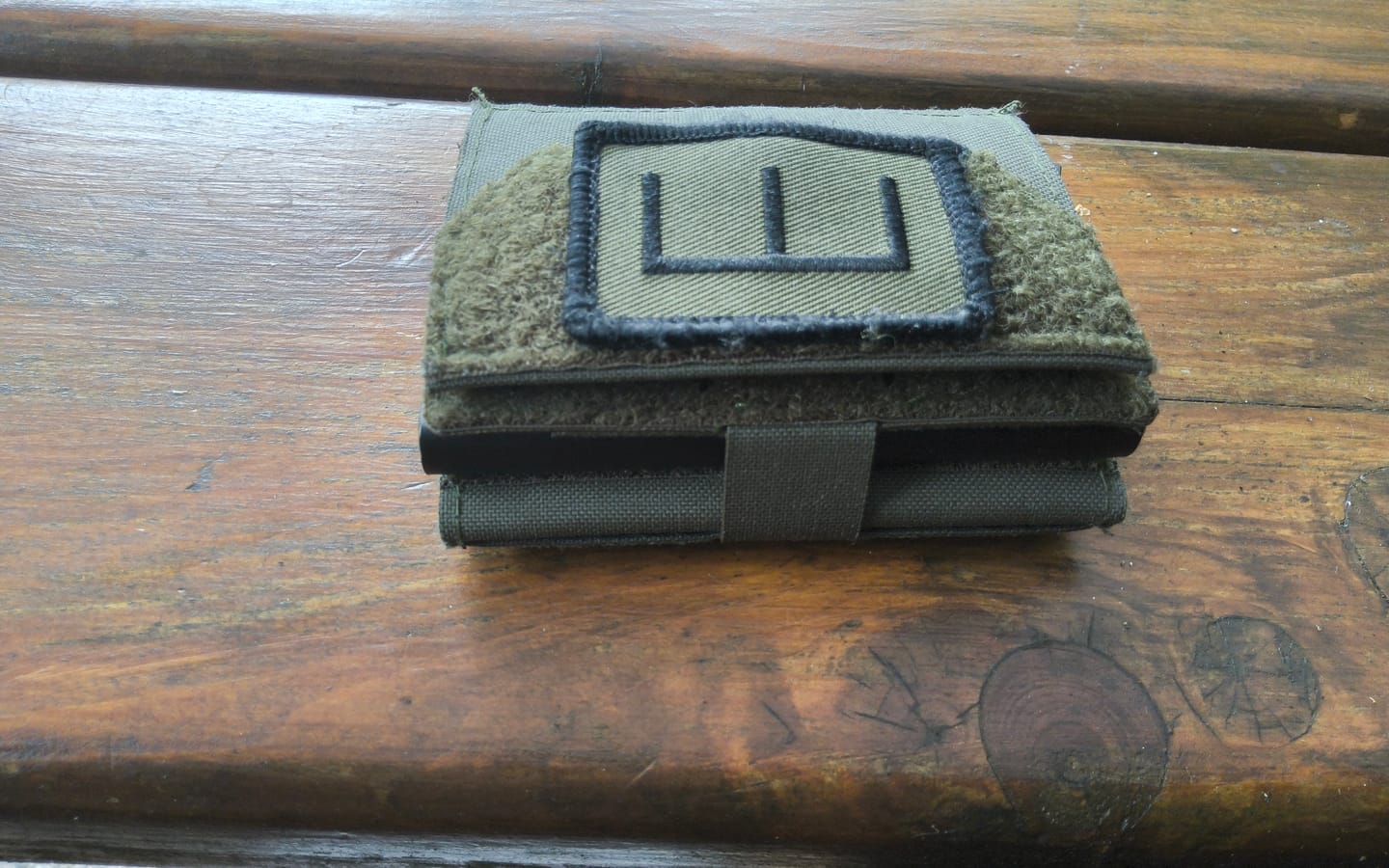 Customer photo review of Tactical Wallet MK2 - Steingrau Oliv
