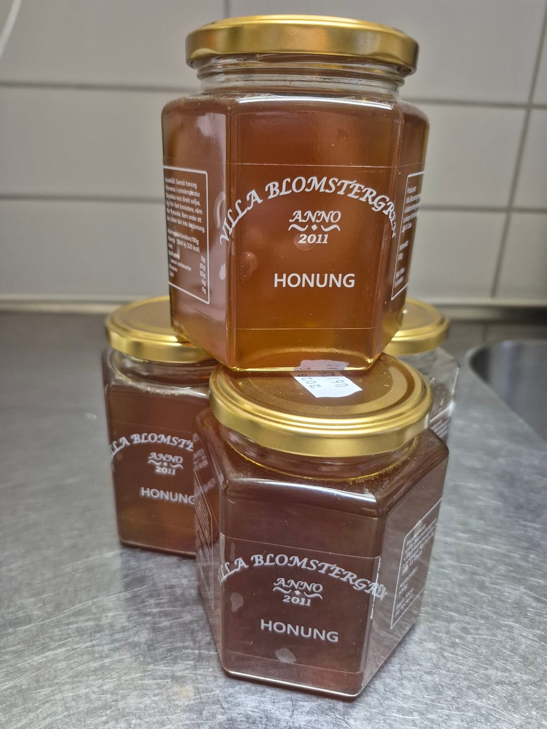 Customer photo review of Flytande honung 2 kg (4×500 g) – Svensk RAW honung