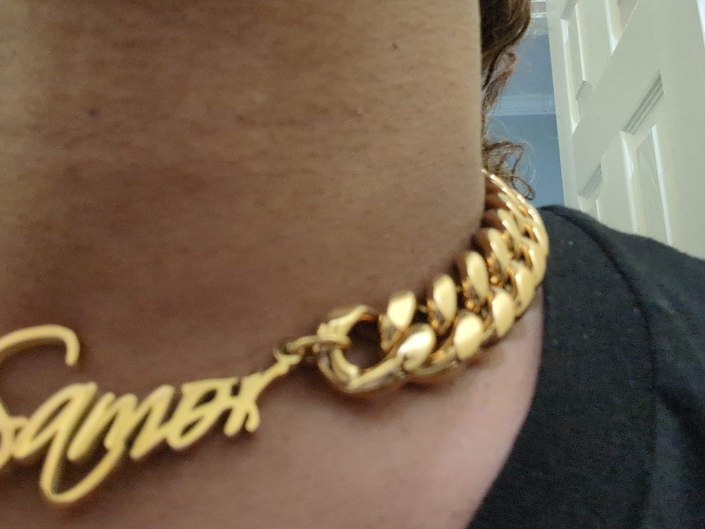 Customer photo review of Custom | Adorn Cuban Necklace (16mm)