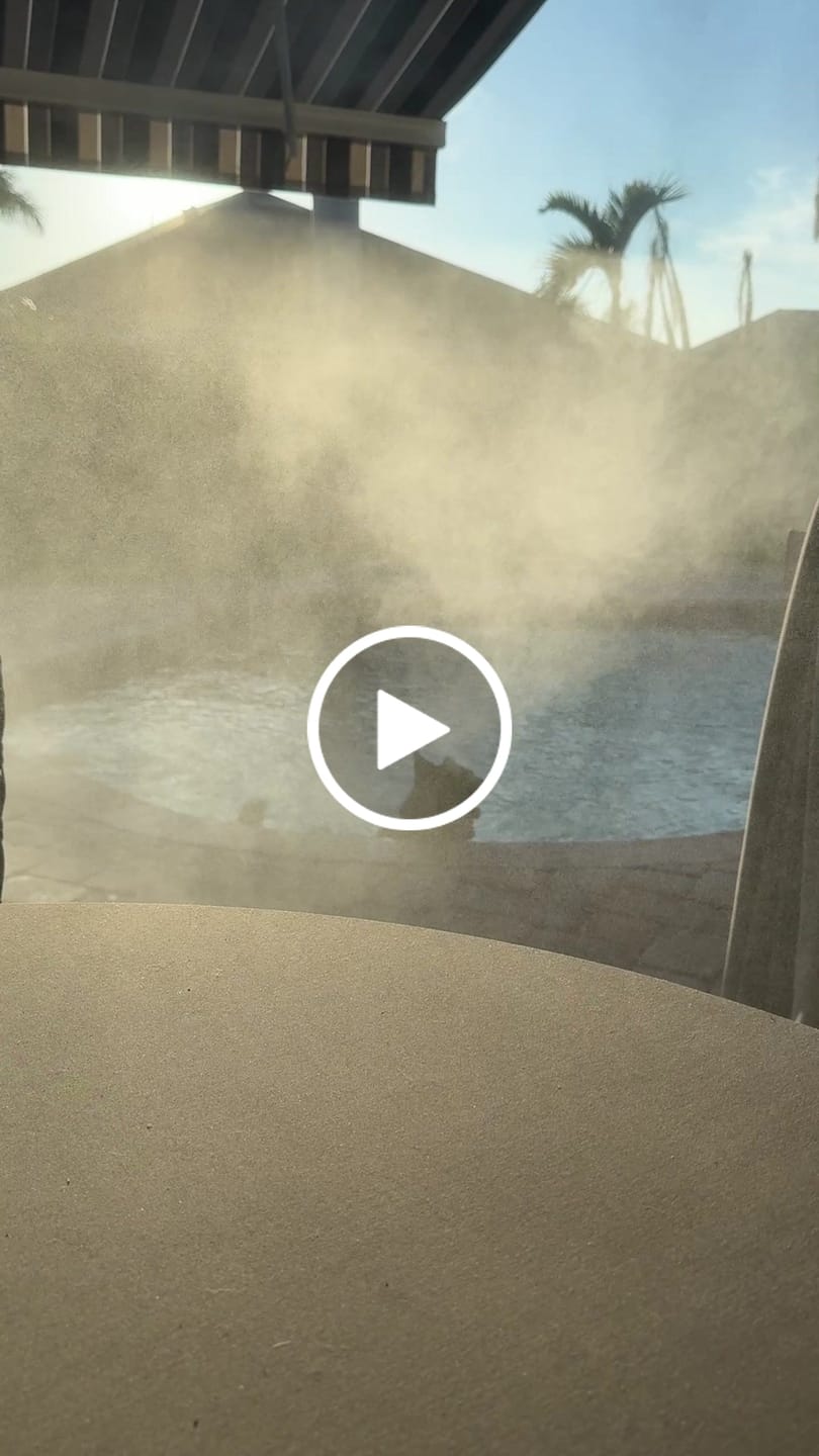 Customer video review of The Patio Misting System Pro - 100 ft.