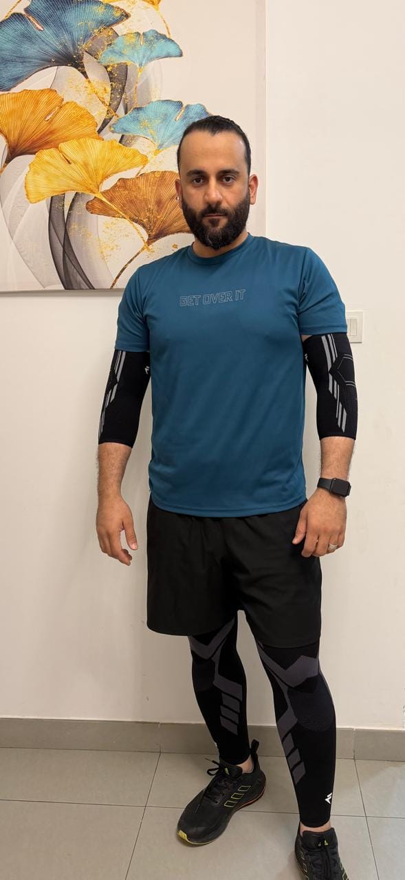 Customer photo review of Compression Sleeves V2 for Knees and Legs