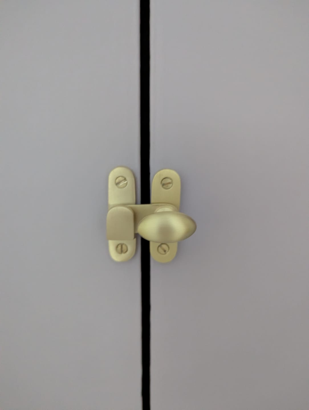 Customer photo review of Shropshire Brass Cupboard Latch | Various Finishes