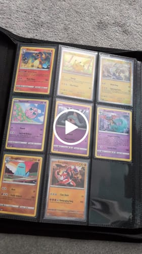 Customer video review of Lunar Shadow Shiny 9-Pocket Trading Card Binder