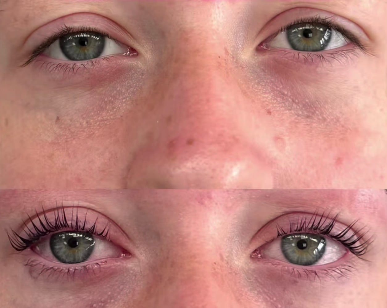 Customer photo review of LIFTED&LAID Korean Lash Lift Kit | Professional Brow Lamination Kit