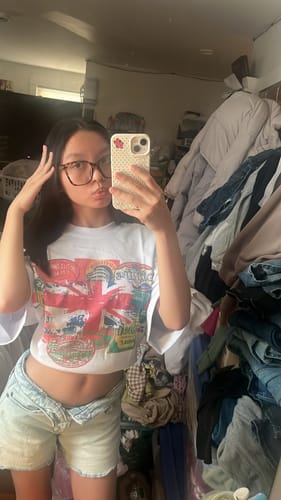 Customer photo review of 'STAMPS' GRAPHIC TEE