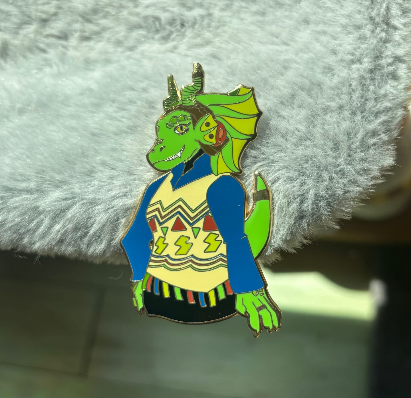 Customer photo review of Custom Enamel Pins