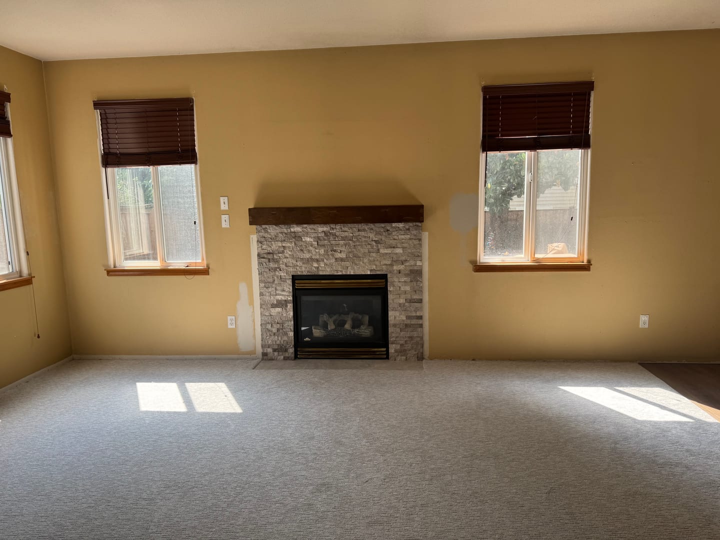 Customer photo review of Distressed Pine Mantels