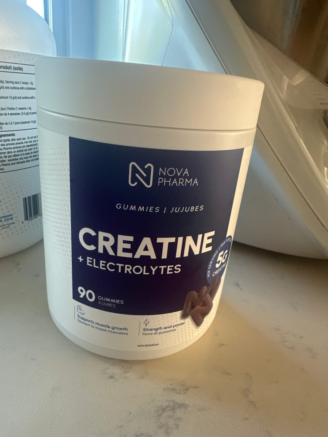 Customer photo review of Creatine gummies