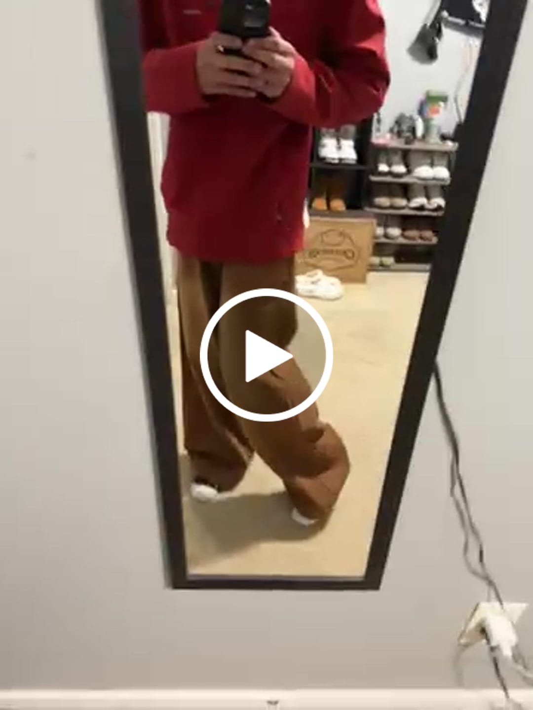 Customer video review of Brown Wash Denim