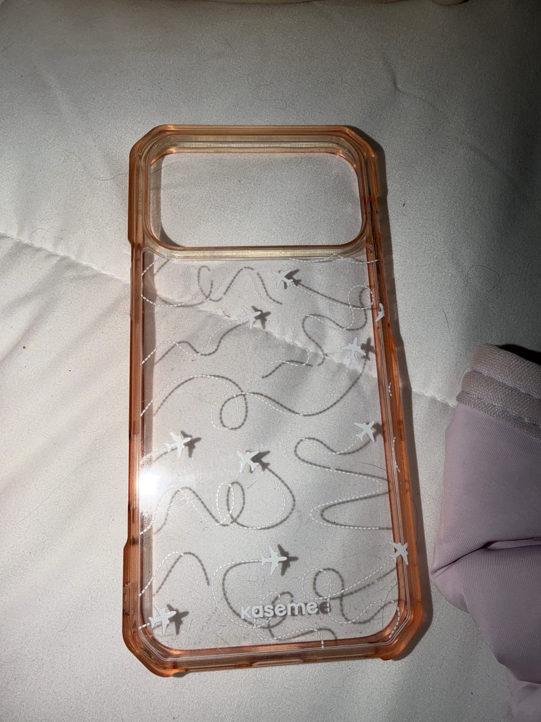 Customer photo review of Globetrotter Clear Case