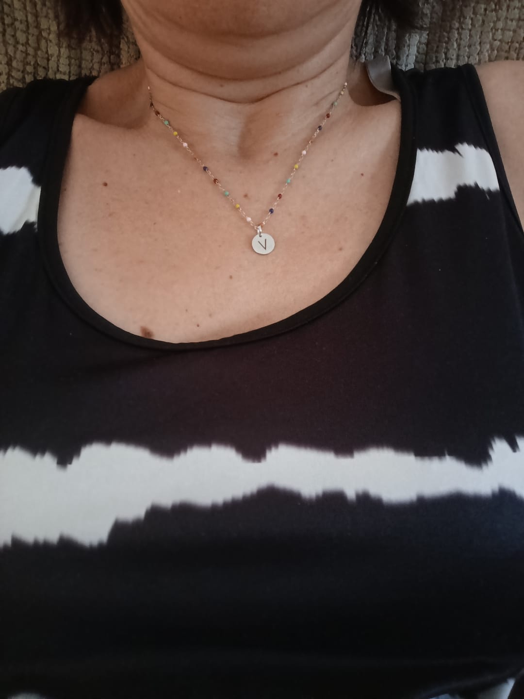 Customer photo review of Collar Letras ABC