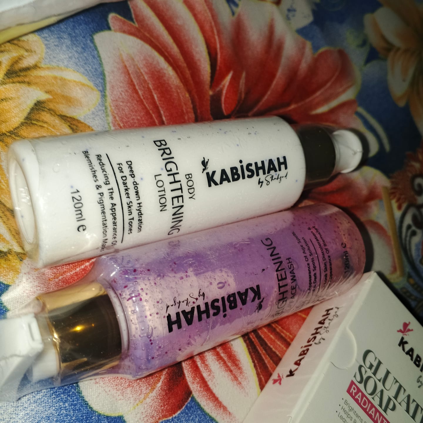 Customer photo review of DazzleSkin Body Hydrating Lotion Double Pack