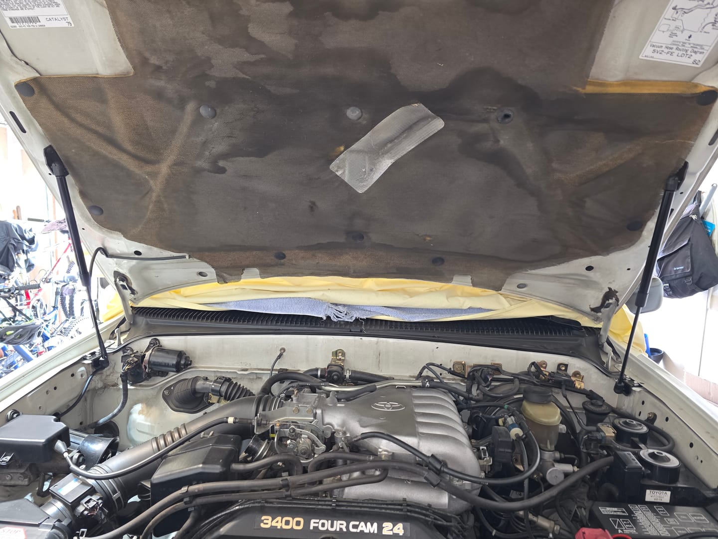 Customer photo review of 1996-2004 Toyota Tacoma EZ Lift Hood Struts
