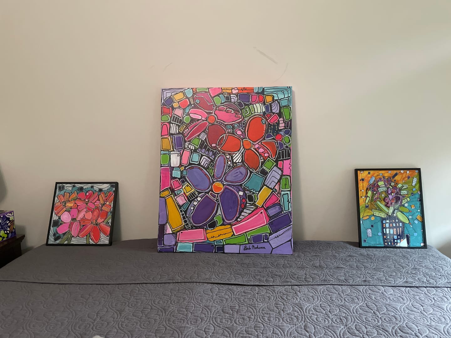 Customer photo review of "She Blooms" Fine Art Print- Canvas and Paper