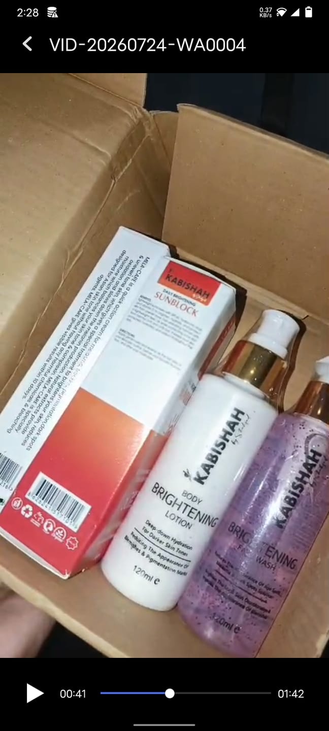 Customer photo review of Flawless Glow Kit