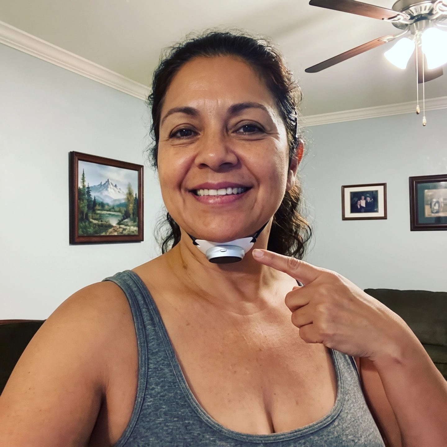 Customer photo review of Silens Pro — Elimina ronquidos y apnea del sueño