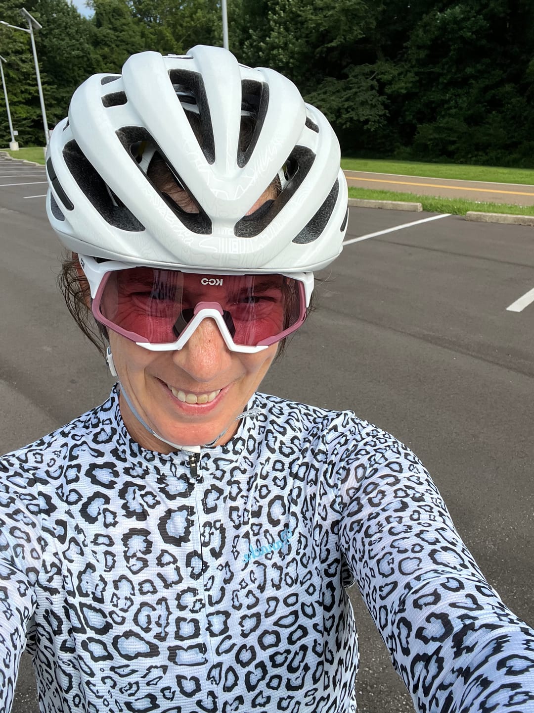 Customer photo review of Women's LS Speed Air Jersey - Snow Leopard