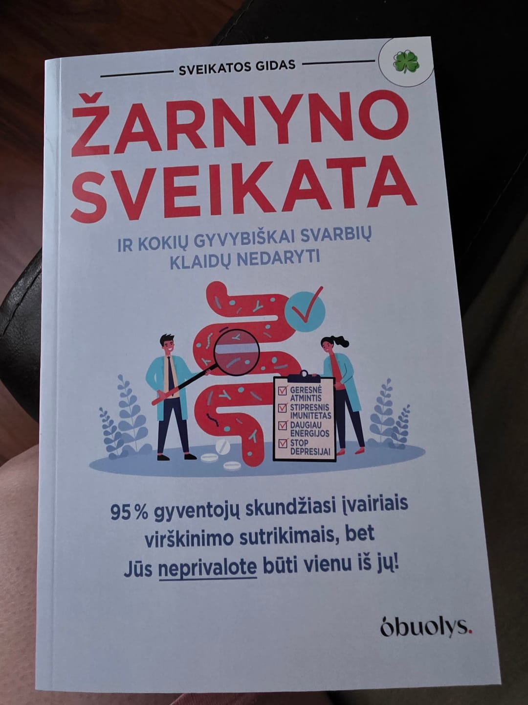 Customer photo review of Žarnyno sveikata: holistinis požiūris į virškinimo gerinimą + praktiniai patarimai