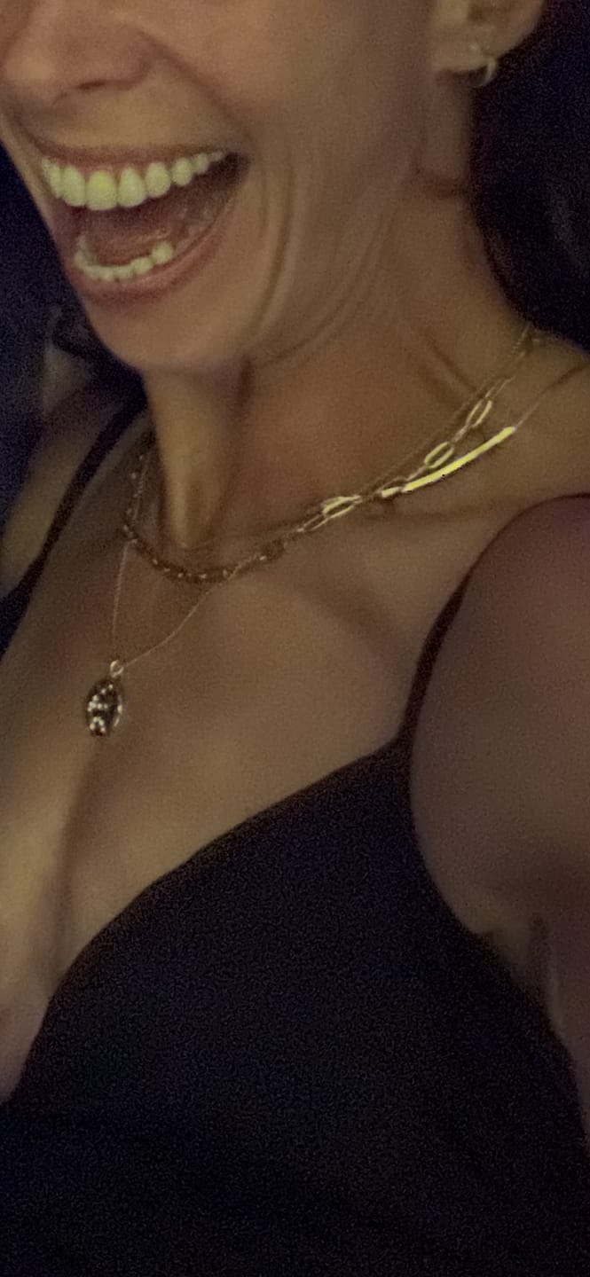 Customer photo review of Paperclip Necklace