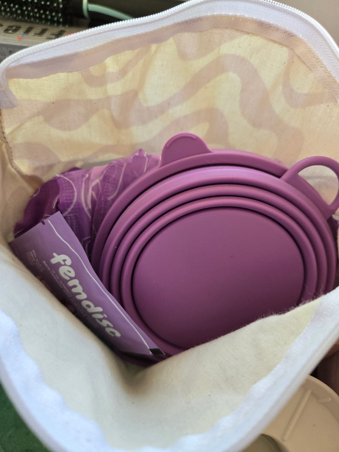 Customer photo review of Das femdisc Ruhe Kit