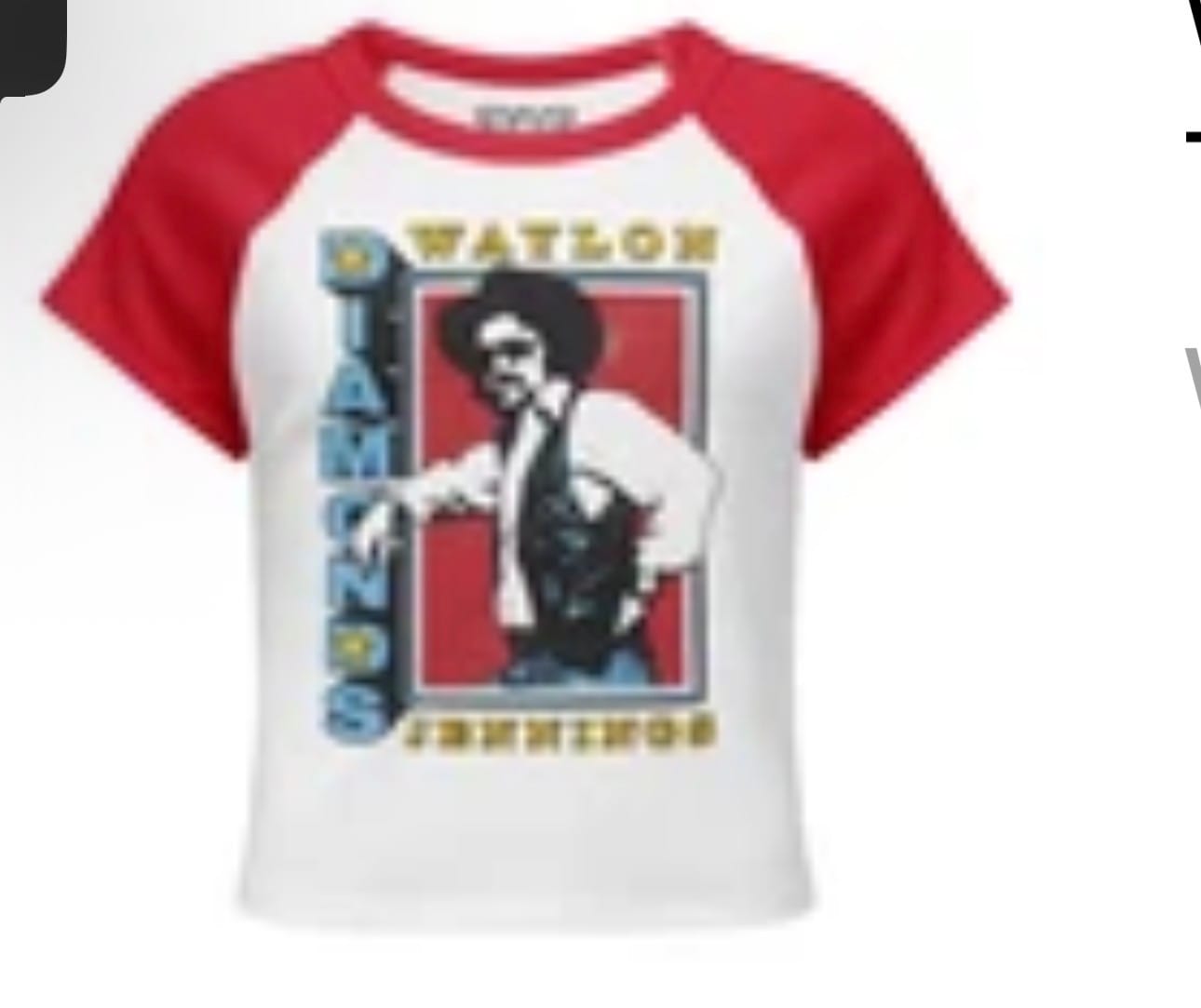 Customer photo review of Women’s Diamonds Raglan Baby Tee