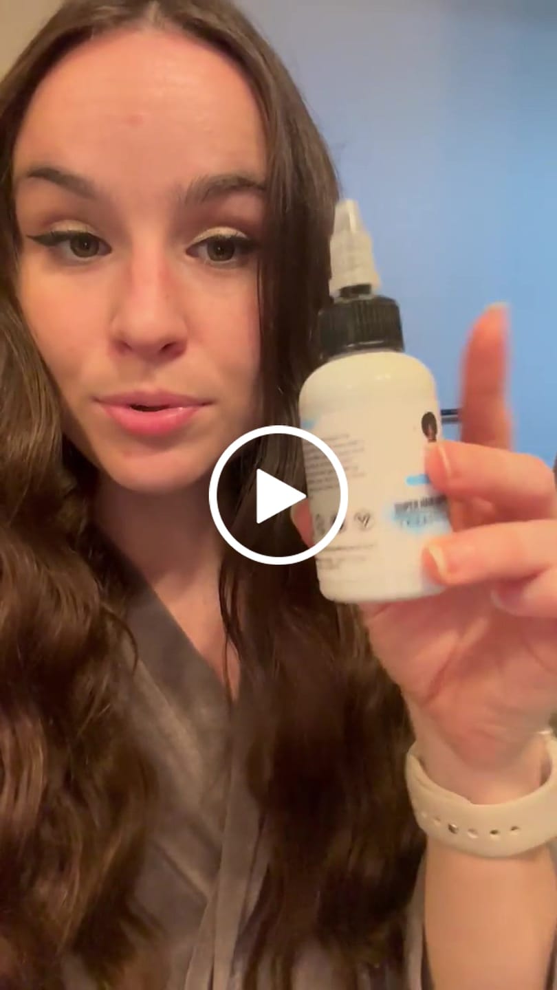 Customer video review of Super Hair Growth Serum