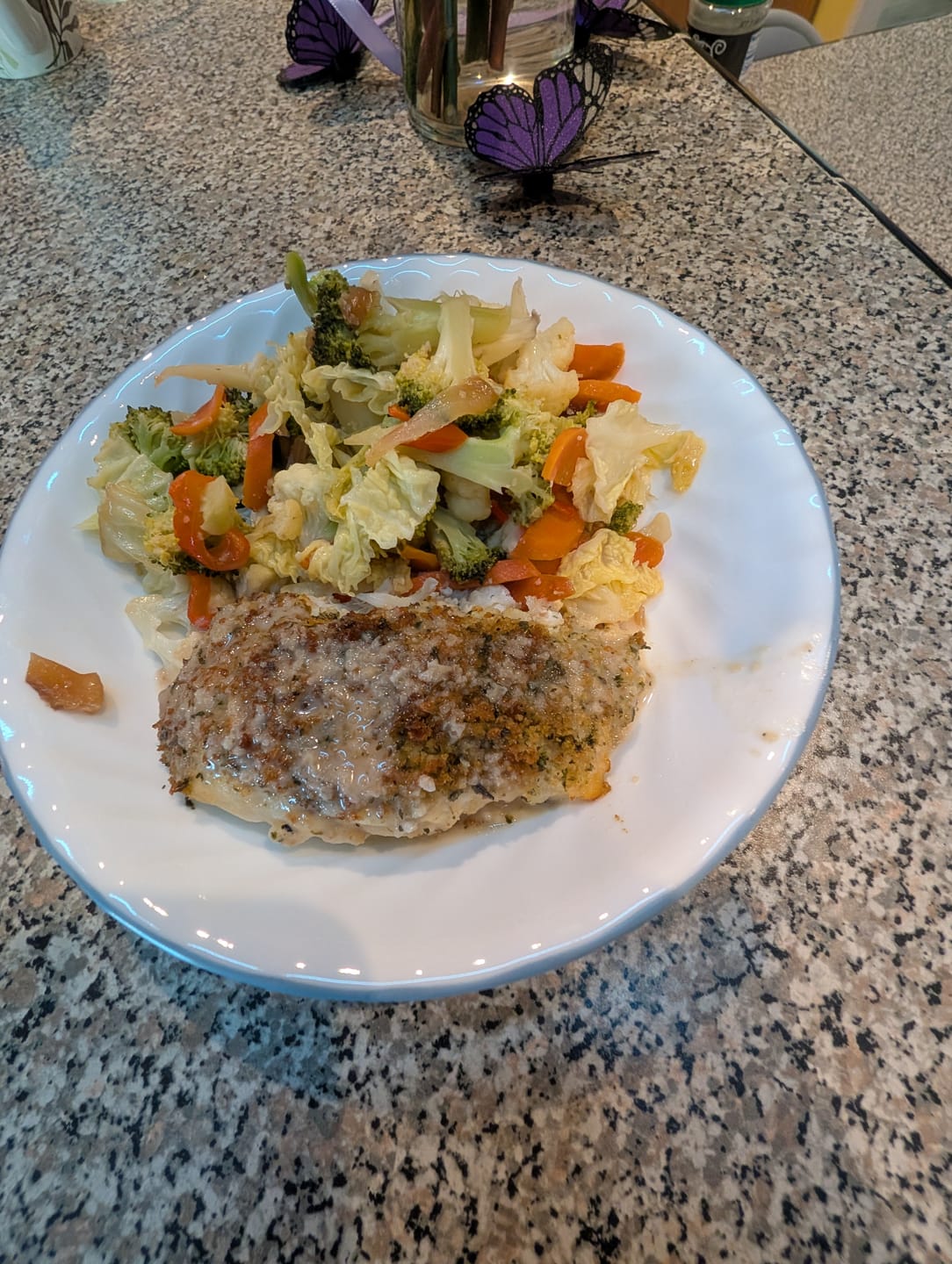 Customer photo review of Lemon Macadamia Nut Dressing