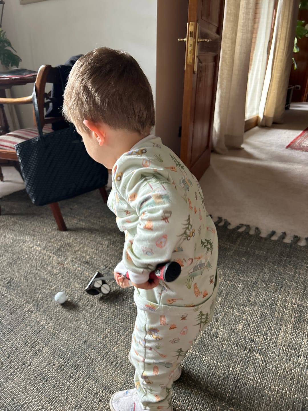 Customer photo review of Pijama dos piezas franela Camping