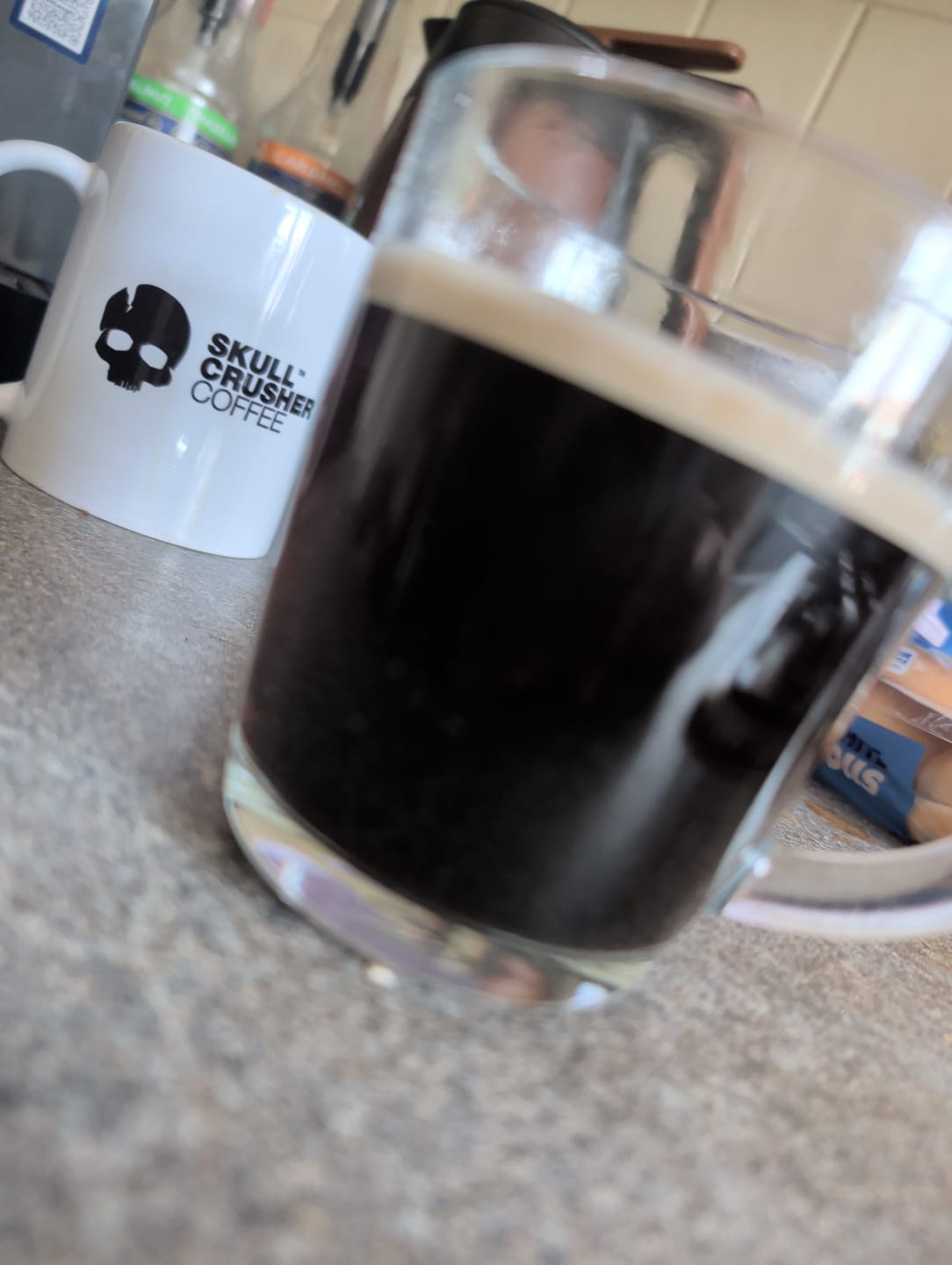 Customer photo review of Skull Crusher - High Caffeine Coffee