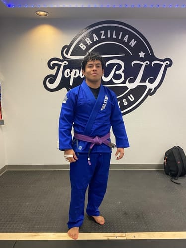 Customer photo review of Core Blue Brazilian Jiu Jitsu Mens BJJ Gi