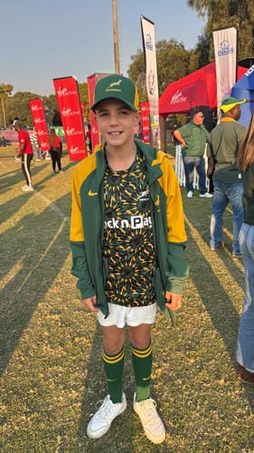 Customer photo review of Springboks Nike Mens Pre-Match Short Sleeve Top Black
