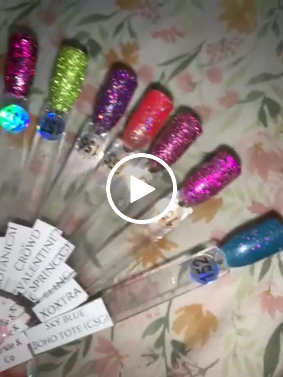 Customer video review of Clearance: Mystery Bundle - 10 Mini Dip Powders