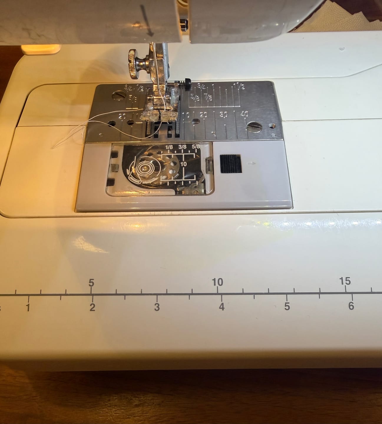 Customer photo review of Needle Plate, Janome #503601001
