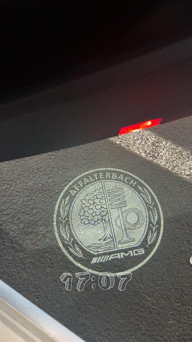 Customer photo review of MERCEDES DOOR LIGHTS