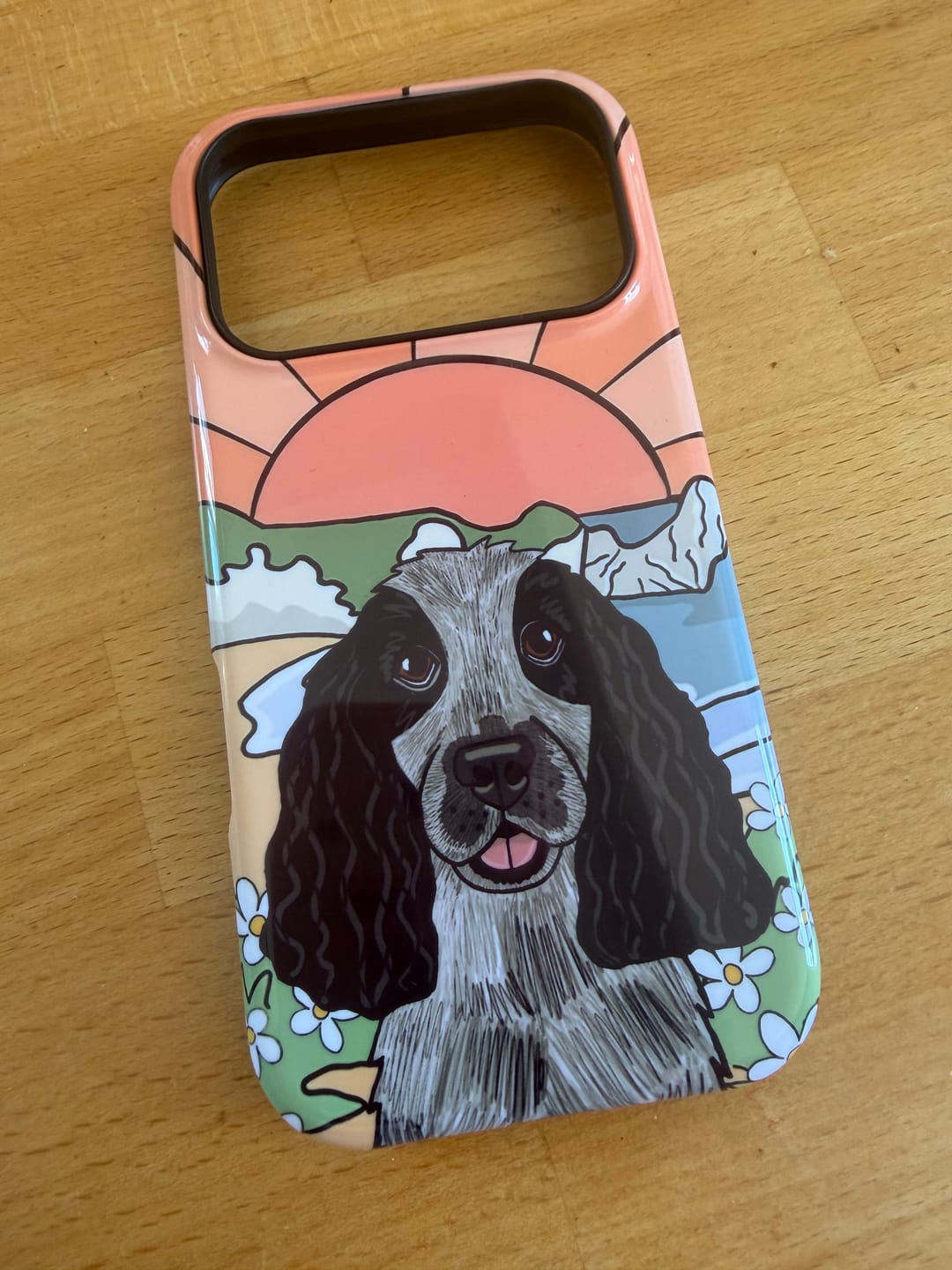 Customer photo review of Personalised Life is Better Beachy Mobile Phone Case