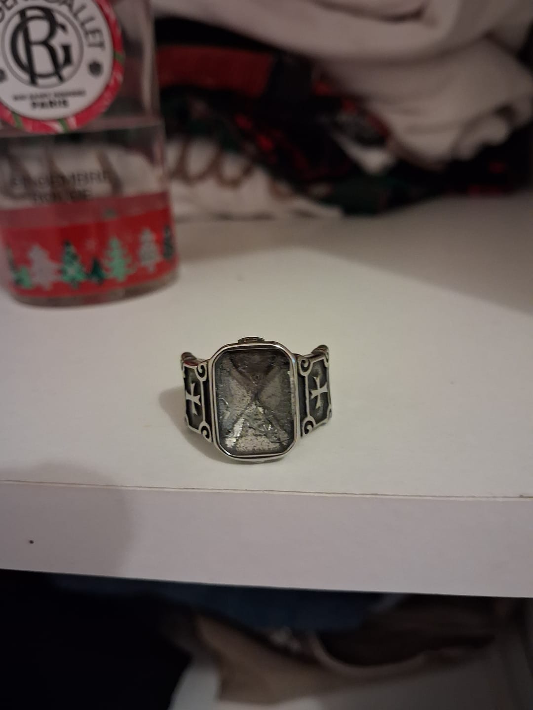 Customer photo review of Bague Croisée de Lumière
