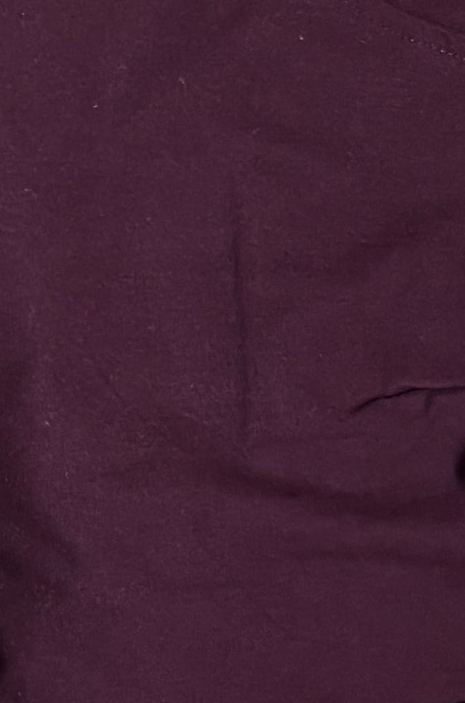 Customer photo review of Women Wine Cotton Straight Pant
