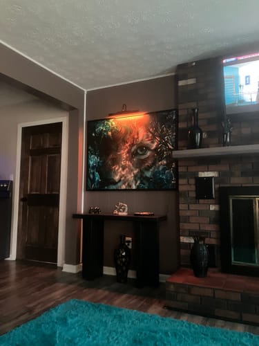 Customer photo review of Blue Orchid Gaze